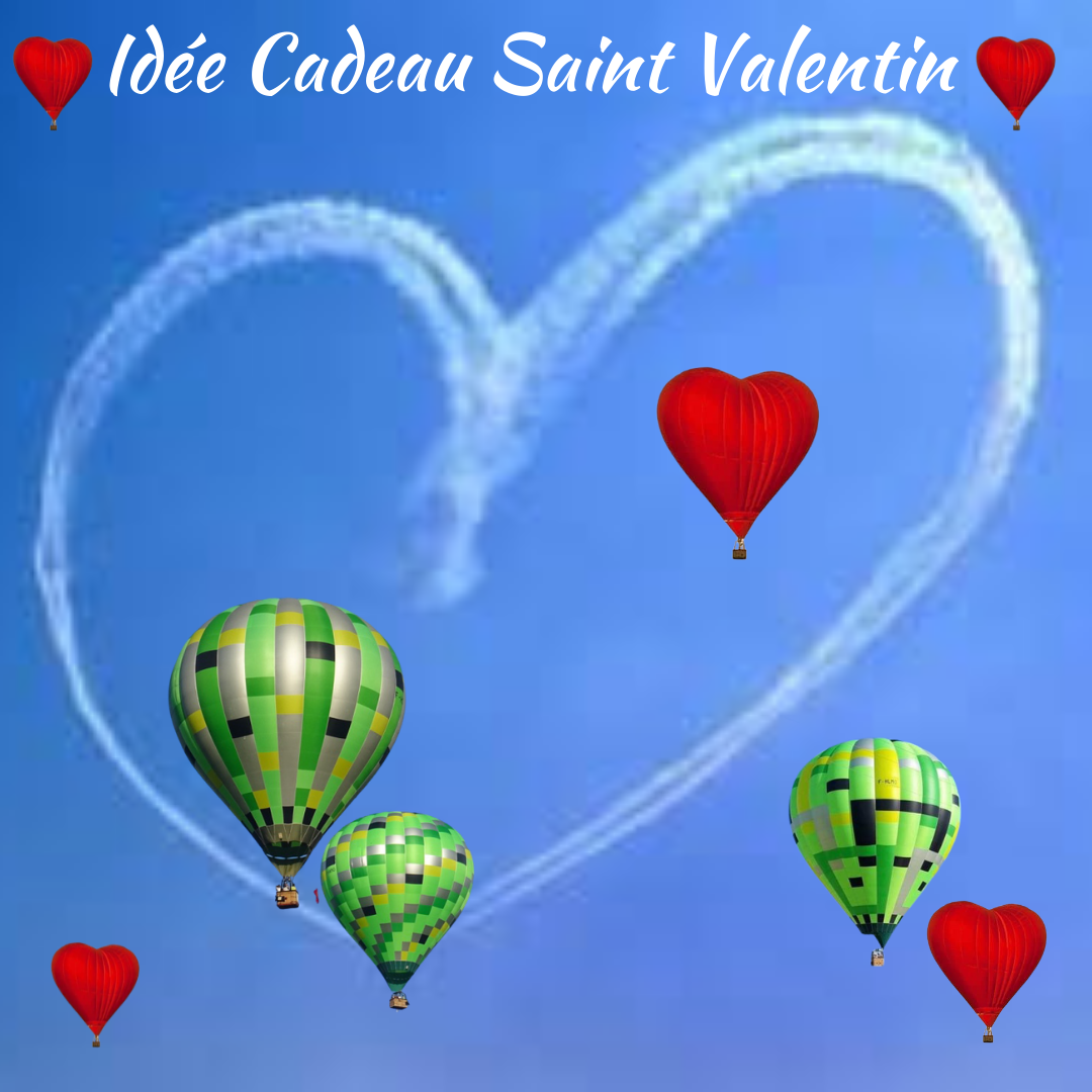 Bon cadeau Atmosph'Air montgolfières Saint Valentin